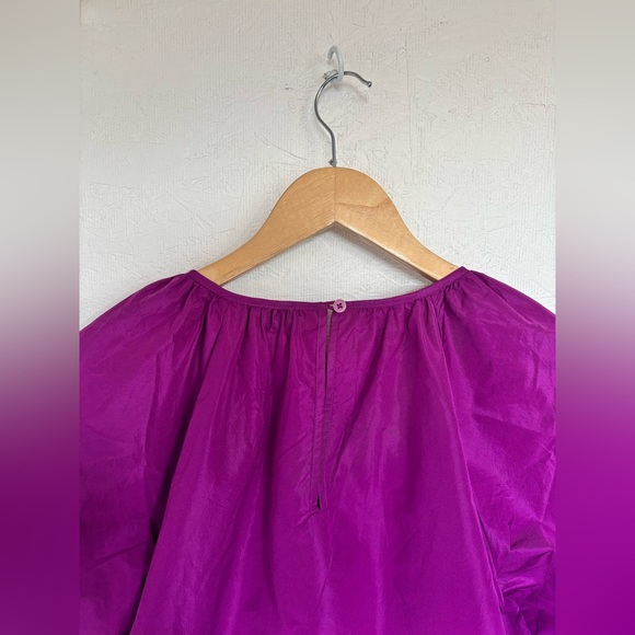 NWT Wilfred Aritzia Oversized Cava Purple Fuchsia Luminous Violet Trapeze Dress - Picture 10 of 17
